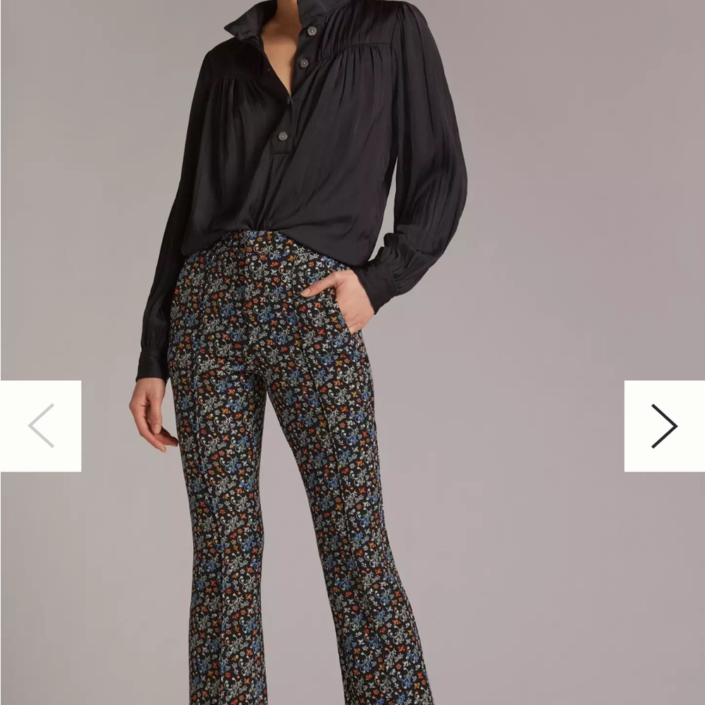 Scotch & Soda Multicolor Floral Flare Pants